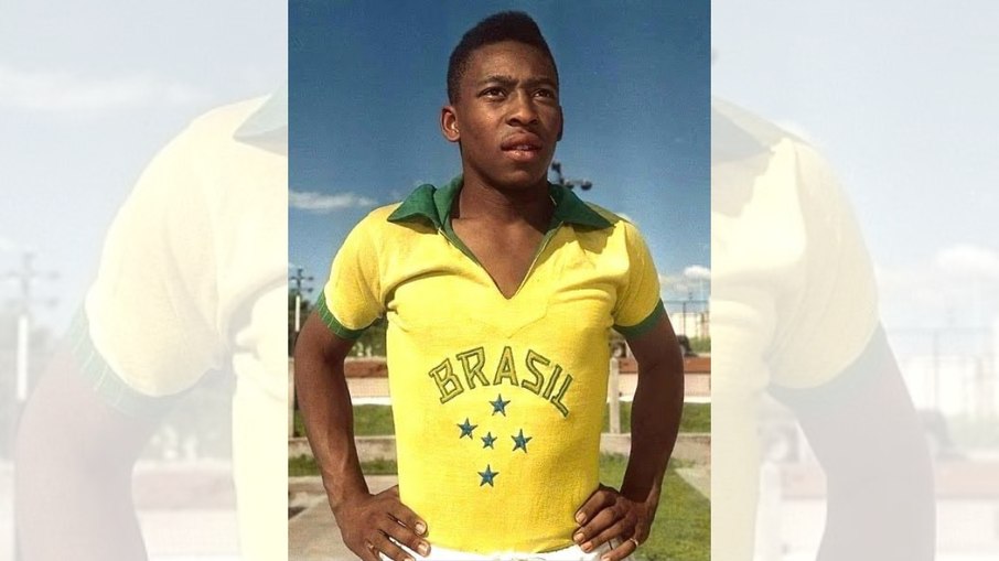 Pelé e seu icônico topete