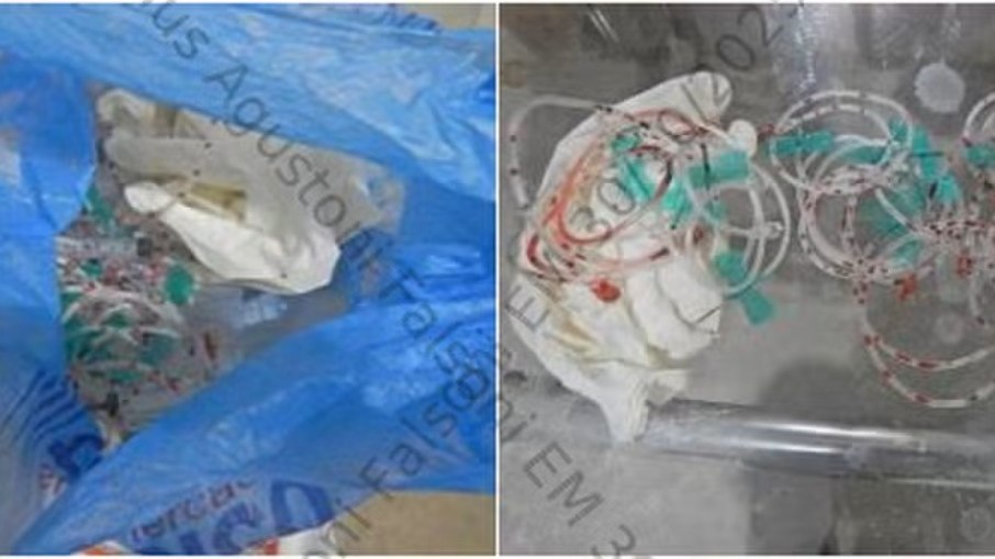 Material utilizado para coleta e venda de sangue dos animais Material utilizado para coleta e venda de sangue dos animais