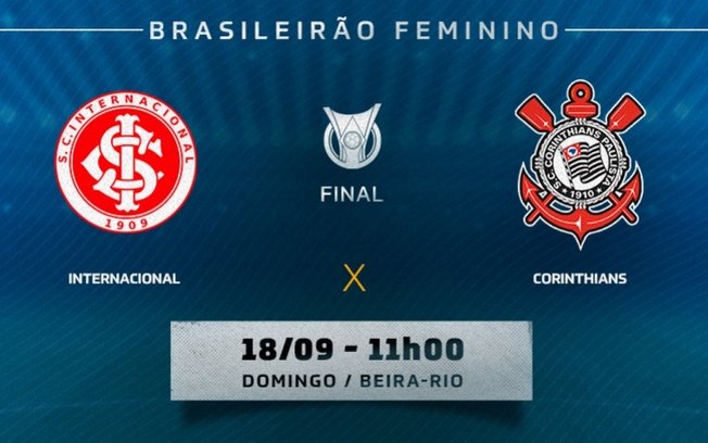 Internacional x Corinthians: prováveis times e onde assistir à final do Brasileirão Feminino