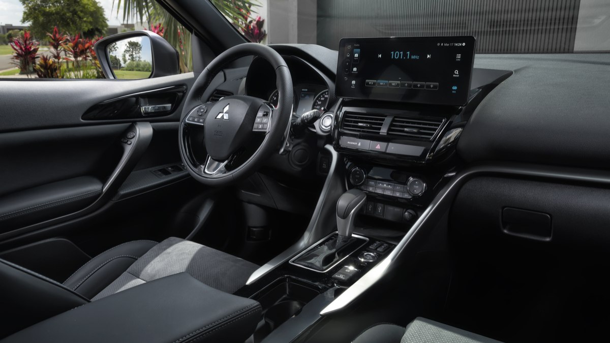 Parte interna do Eclipse Cross 