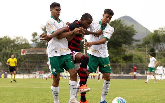 Palmeiras vence o Flamengo pela terceira rodada do Brasileirão Sub 20