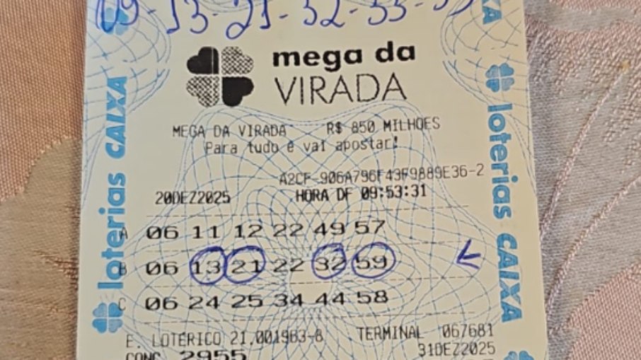 Bilhete premiado da família Bolsonaro