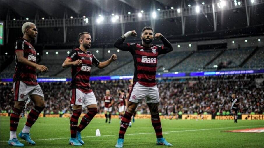 Gabigol marcou o único gol do Flamengo na vitória por 1 a 0 contra o Vasco