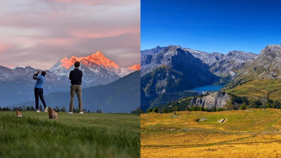 Crans Montana (Sui) no verão