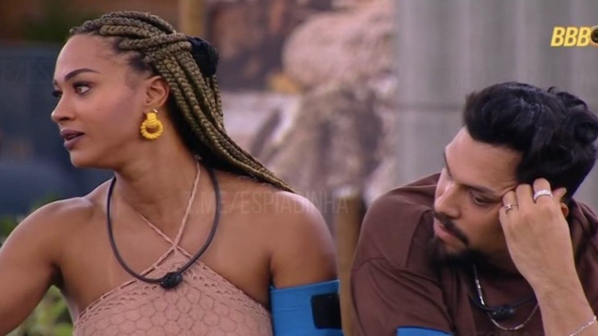 Aline e Vinicius no BBB 25