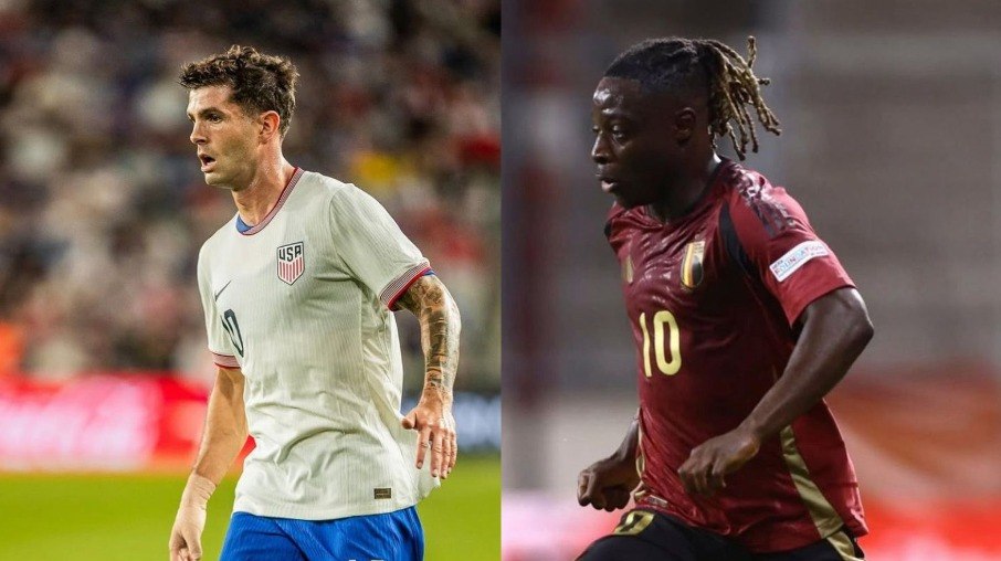 Pulisic e Doku são destaques de Estados Unidos e Bélgica Pulisic e Doku são destaques de Estados Unidos e Bélgica