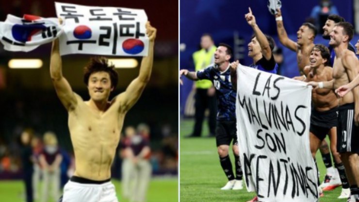 Ato político? Gesto de jogadores pode gerar punição à Argentina