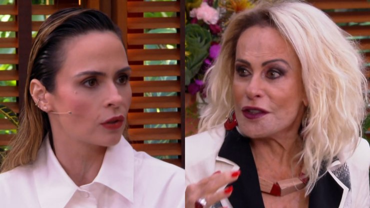 Ao vivo, Ana Maria Braga fala sobre Ana Paula: "Dava nela"