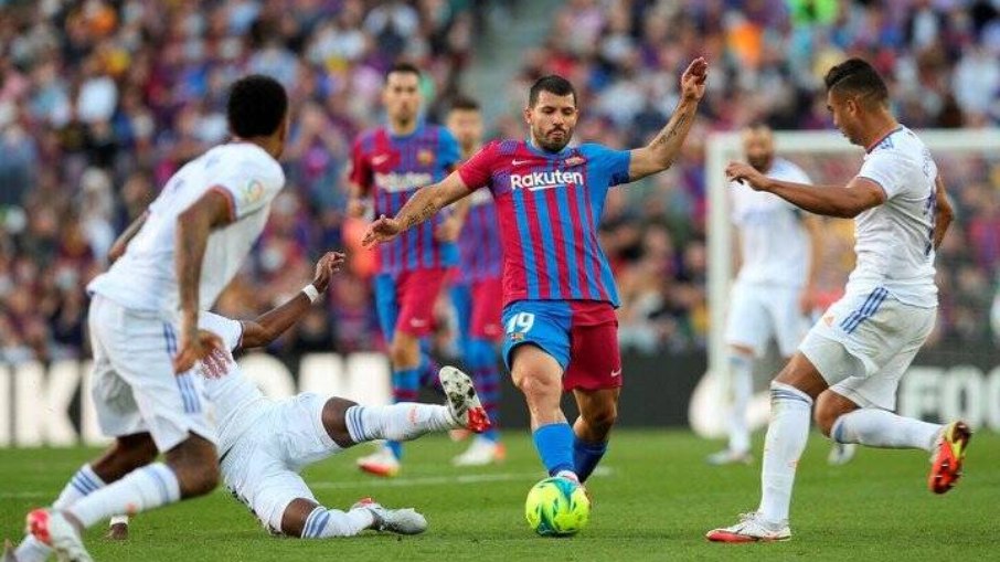 Aguero fez sua última partida pelo Barça contra o Alavés