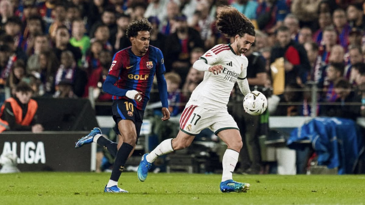 O Real Madrid venceu o Barça fora de casa 