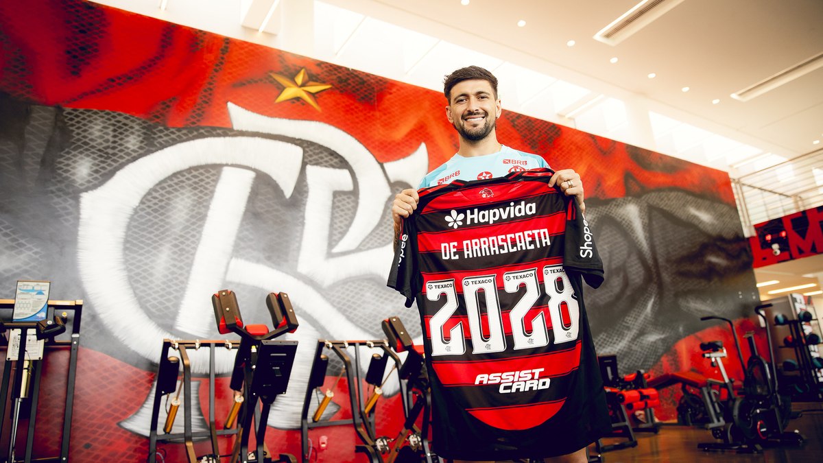 Arrascaeta renova com Flamengo até o fim de 2028 Arrascaeta renova com Flamengo até o fim de 2028