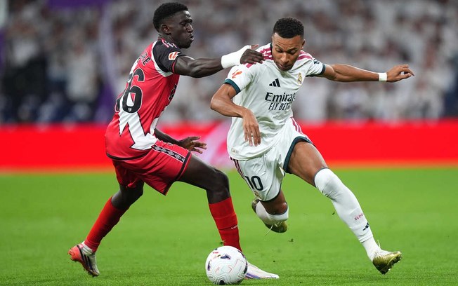 Mbappé tem números expressivos com a camisa do Real Madrid
