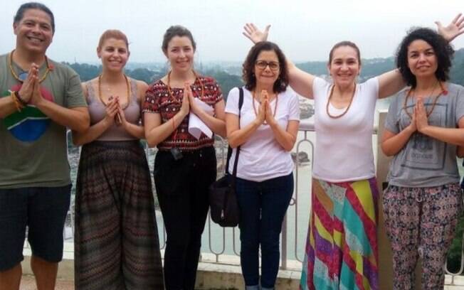 O turismo vegano consiste em promover a vivência vegana durante viagens; na foto, o grupo está na Índia O turismo vegano consiste em promover a vivência vegana durante viagens; na foto, o grupo está na Índia