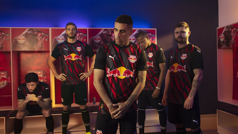 Camisa alternativa moderna do Bragantino