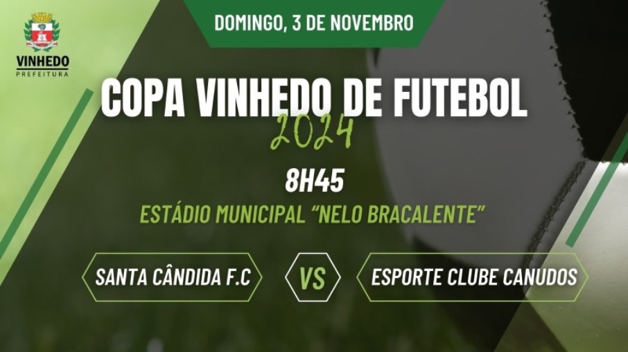 Copa Vinhedo reúne os melhores colocados das duas principais divisões do futebol municipal