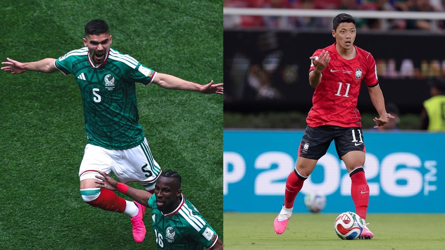 México e Coreia do Sul duelam pela liderança do Grupo A