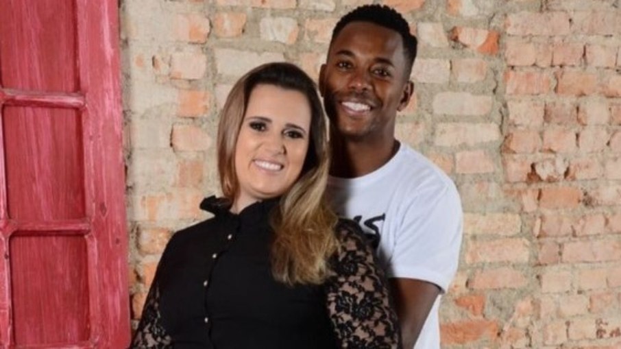 Robinho e Vivian se casaram em 2009