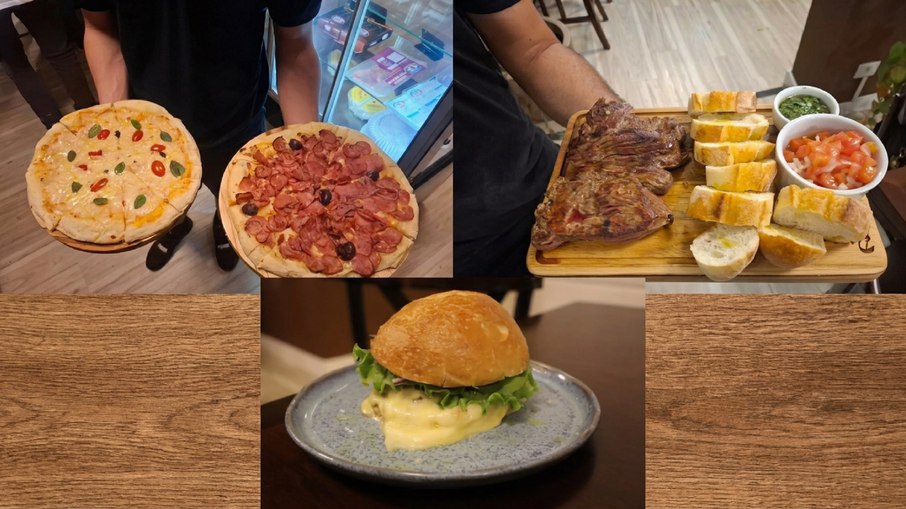 Pizzas, carne e hambúrguer são opções no happy hour da Pane di Padre Pizzas, carne e hambúrguer são opções no happy hour da Pane di Padre