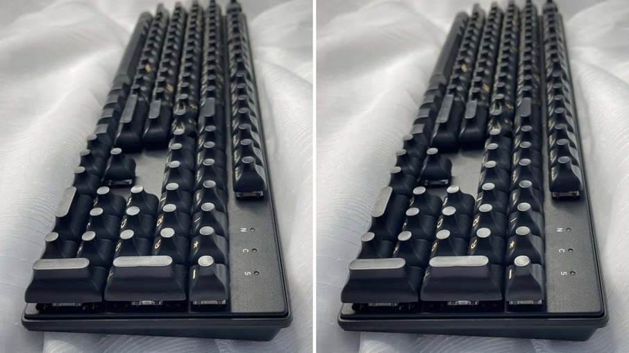 Teclado inovador facilita digitação para quem tem unhas longas