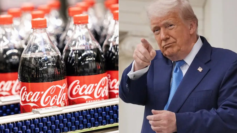 Donald Trump deseja mudar receita da Coca-Cola nos Estados Unidos Donald Trump deseja mudar receita da Coca-Cola nos Estados Unidos
