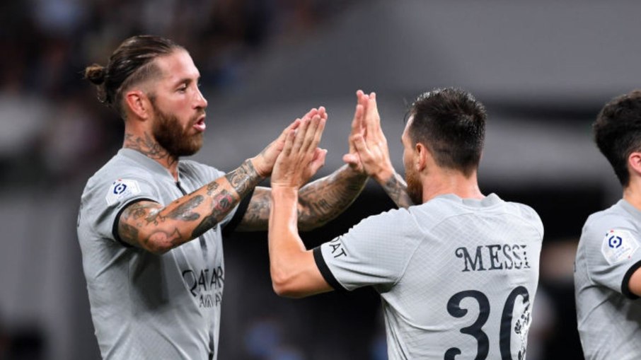 Após anos como desafetos, Sergio Ramos e Messi se juntaram ao PSG na última temporada