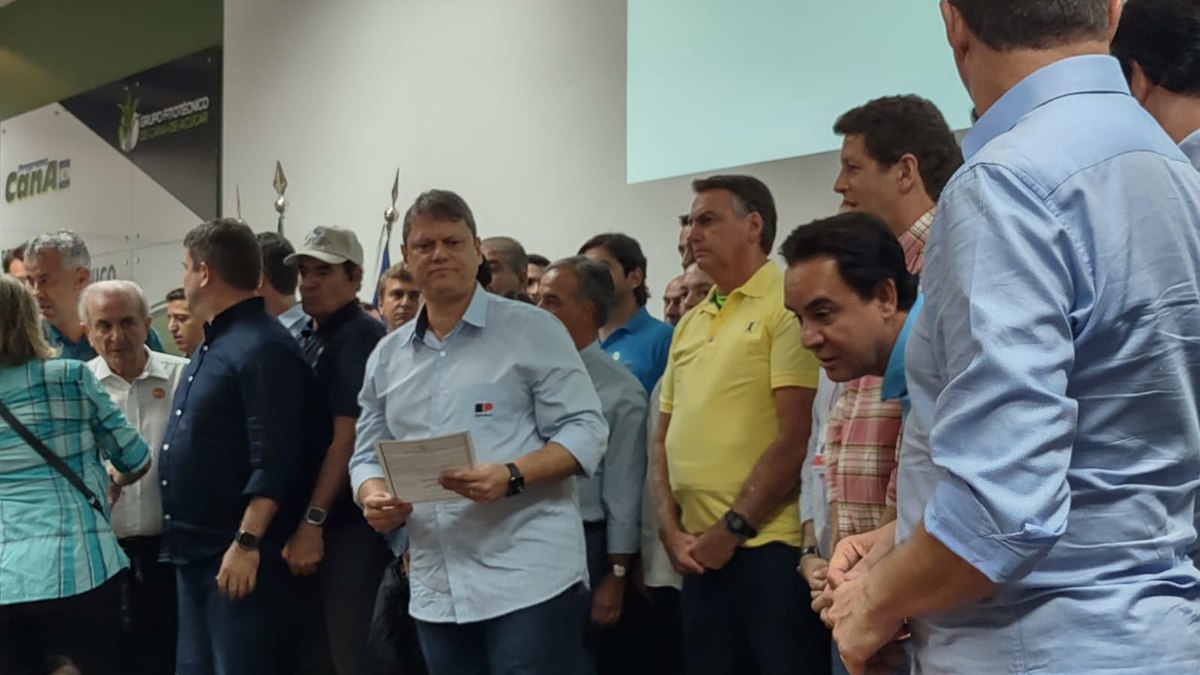 Tarcísio de Freitas e Jair Bolsonaro na Agrishow