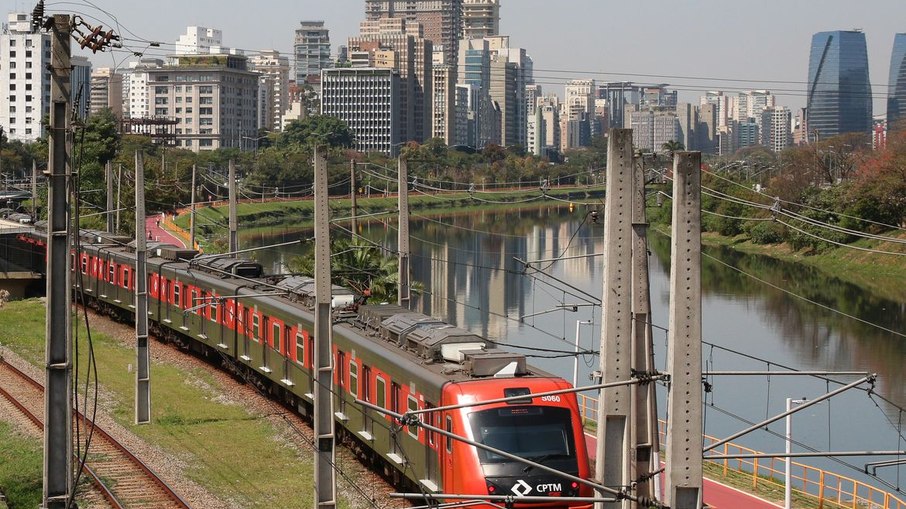 Linhas do trem com problemas em São Paulo