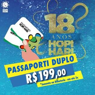 Passaporti Duplo dá desconto para os visitante do Hopi Hari
