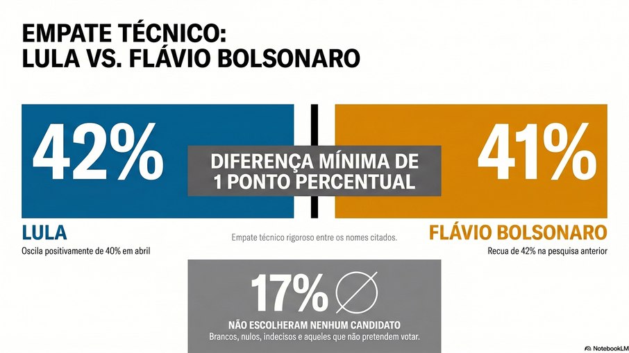 Pesquisa Quaest: Lula x Flávio 