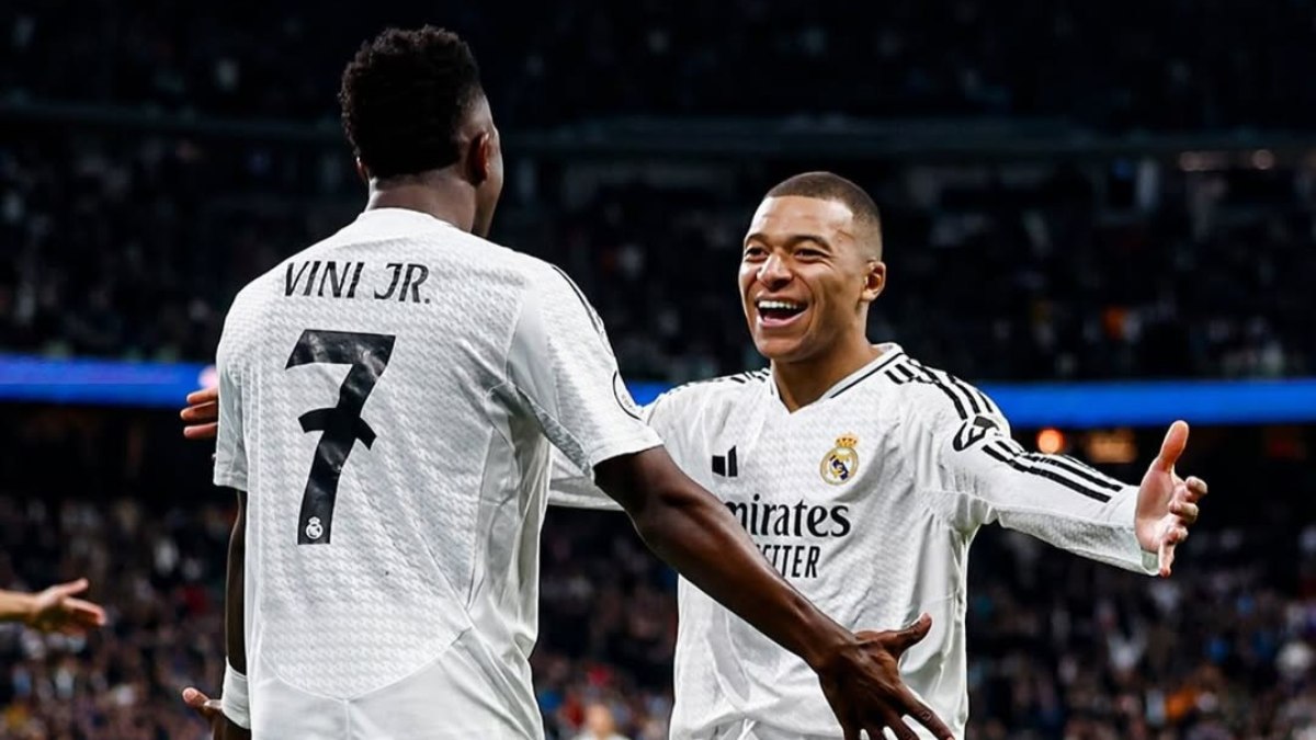 Vini Jr e Kylian Mbappé - Real Madrid