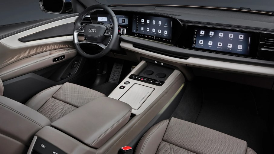 Parte interna do Audi Q9