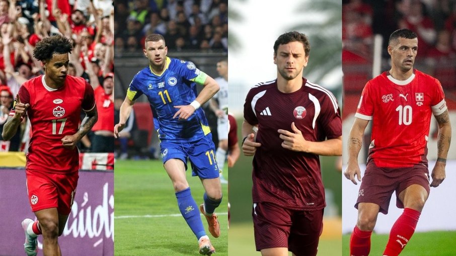 Suíça, Bósnia, Qatar e Suíça formam o Grupo B da Copa do Mundo 2026