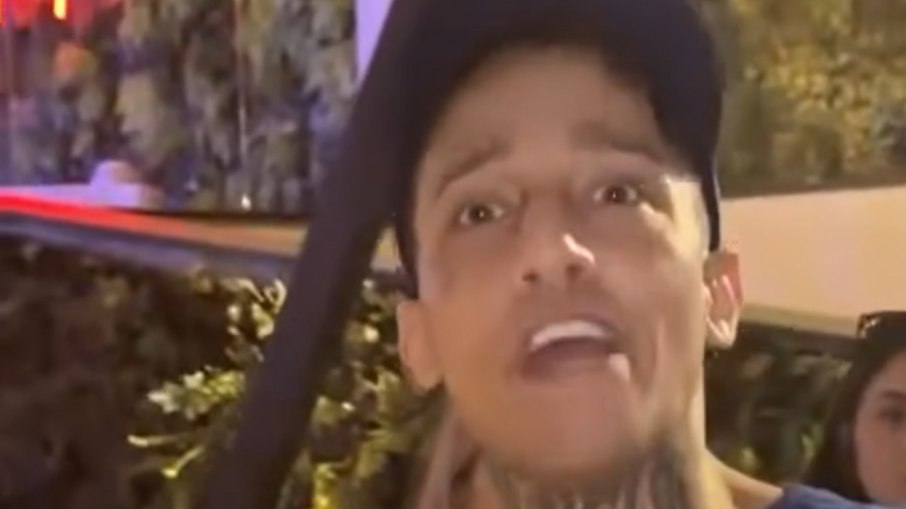 Roberto Hipólito Rutkauskas, o Zóio de Gato, em vídeo que circulou grupos da facção PCC