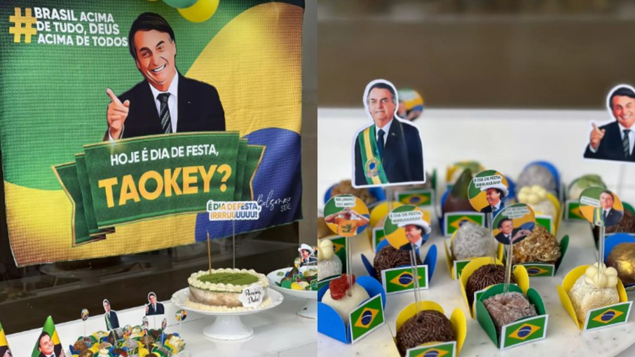 Kit festa vendido na Bolsonaro Store