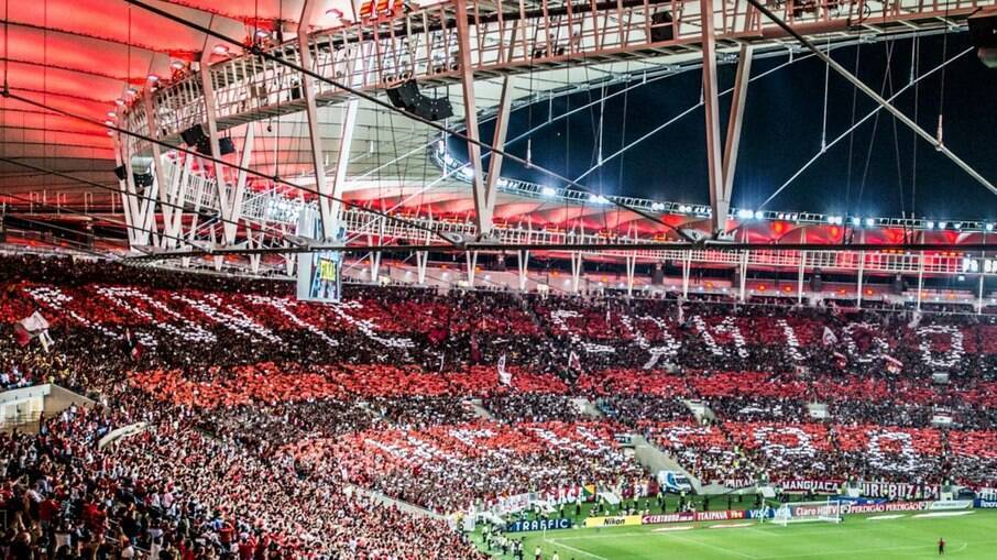 Torcida do Flamengo presente no Maracanã