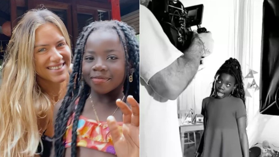 Giovanna Ewbank mostrou filha Titi gravando o primeiro comercial com uma fala