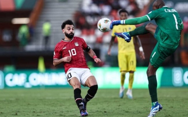 Salah é o principal jogador da seleção do Egito Salah é o principal jogador da seleção do Egito