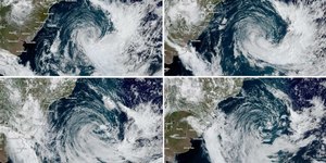 Fenômeno incomum mantém ciclone parado no oceano