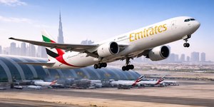 Emirates retoma parte dos voos após suspensão temporária em Dubai