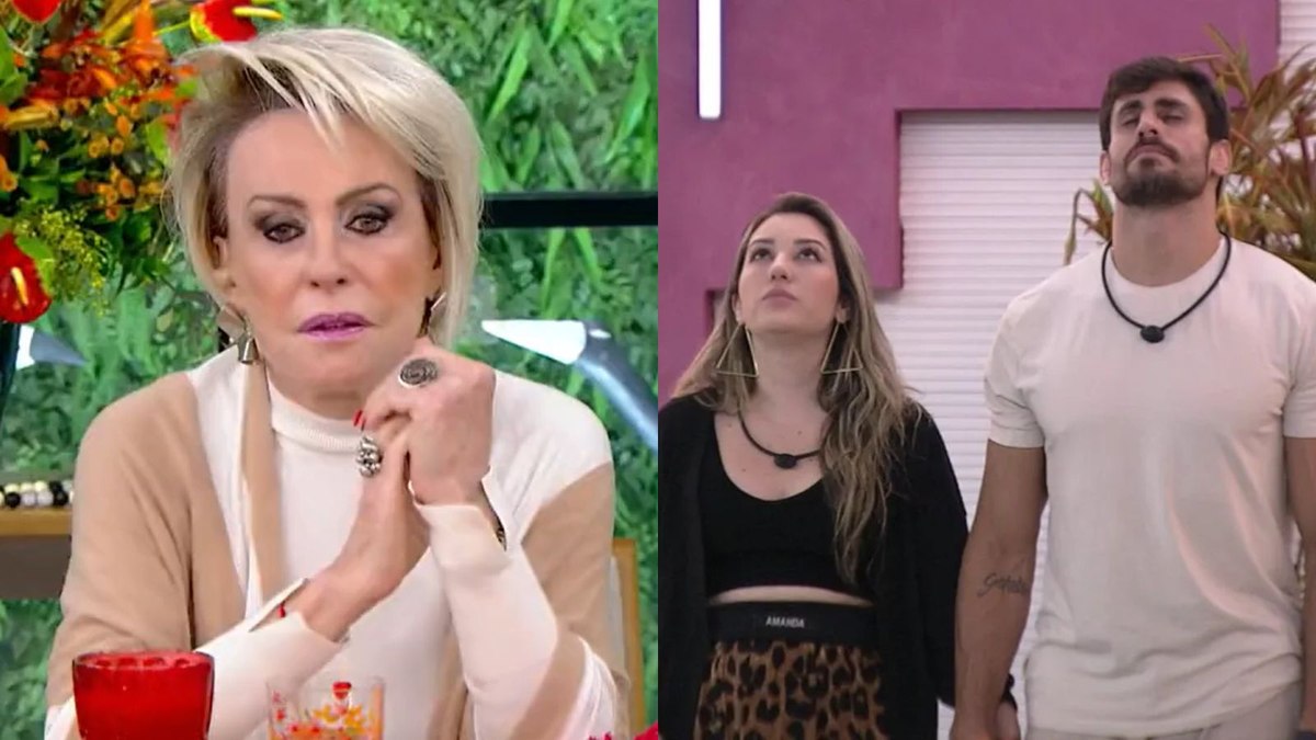 Ana Maria Braga opinou sobre relação de Amanda Meirelles e Cara de Sapato no 'BBB 23'