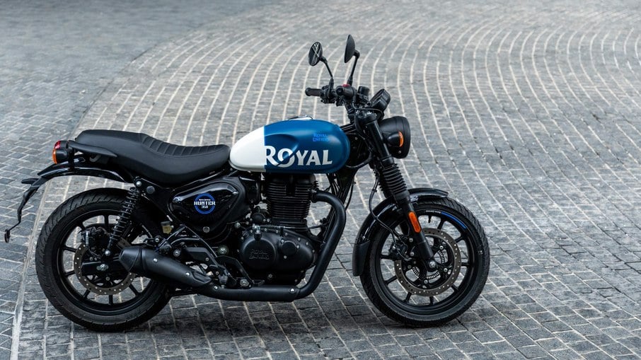 Itens escurecidos são os destaques das novas motocicletas que a Royal Enfield irá trazer para o Brasil