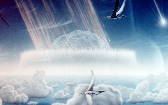 Asteroide que extinguiu os dinossauros gerou muita poeira e longo inverno