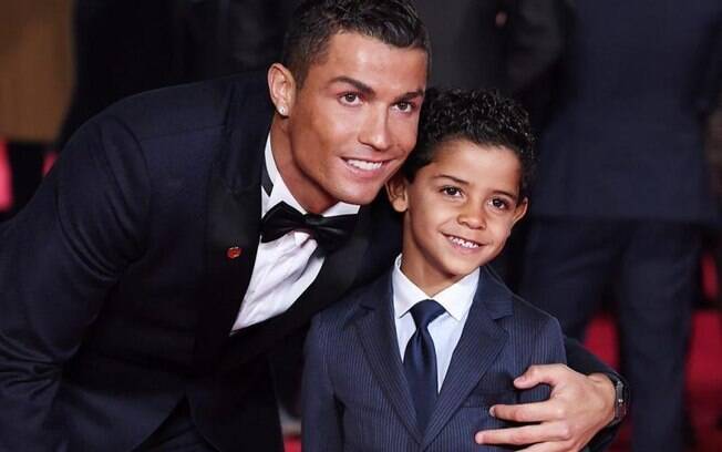Cristiano Ronaldo e filho Cristianinho
