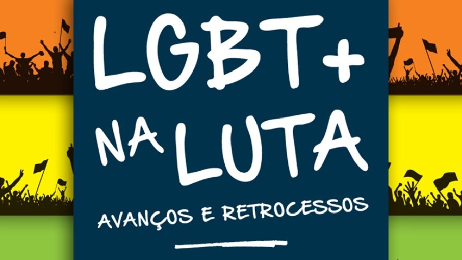 Capa do livro 'LGBT+ na Luta – Avanços e Retrocessos', de Laura A. Belmonte