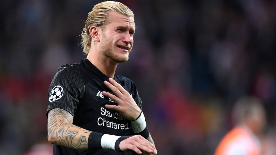 Karius era o goleiro do Liverpool na final da Champions League 2017/18