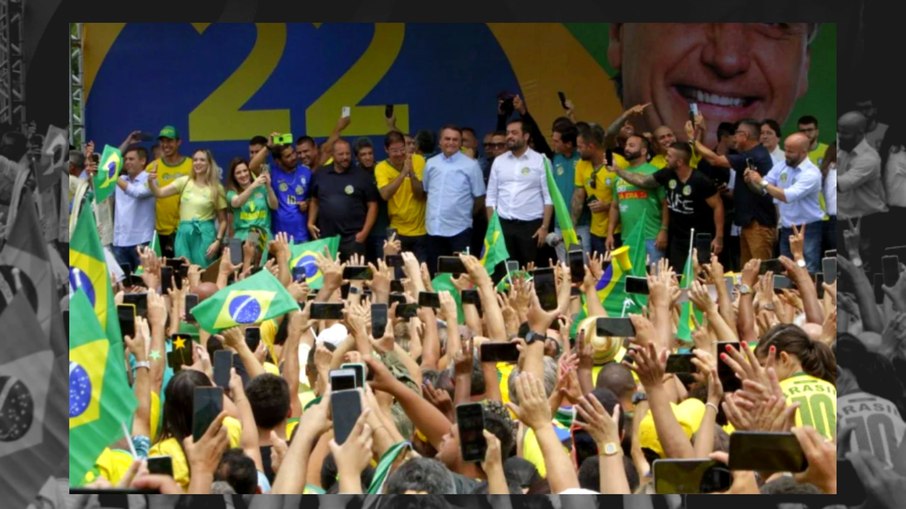 Bolsonaro leva uma multidão a comício em São Gonçalo - 18.10.2022
