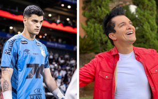 Cantor Regis Danese cobra goleiro do Santos: Tem dívida comigo