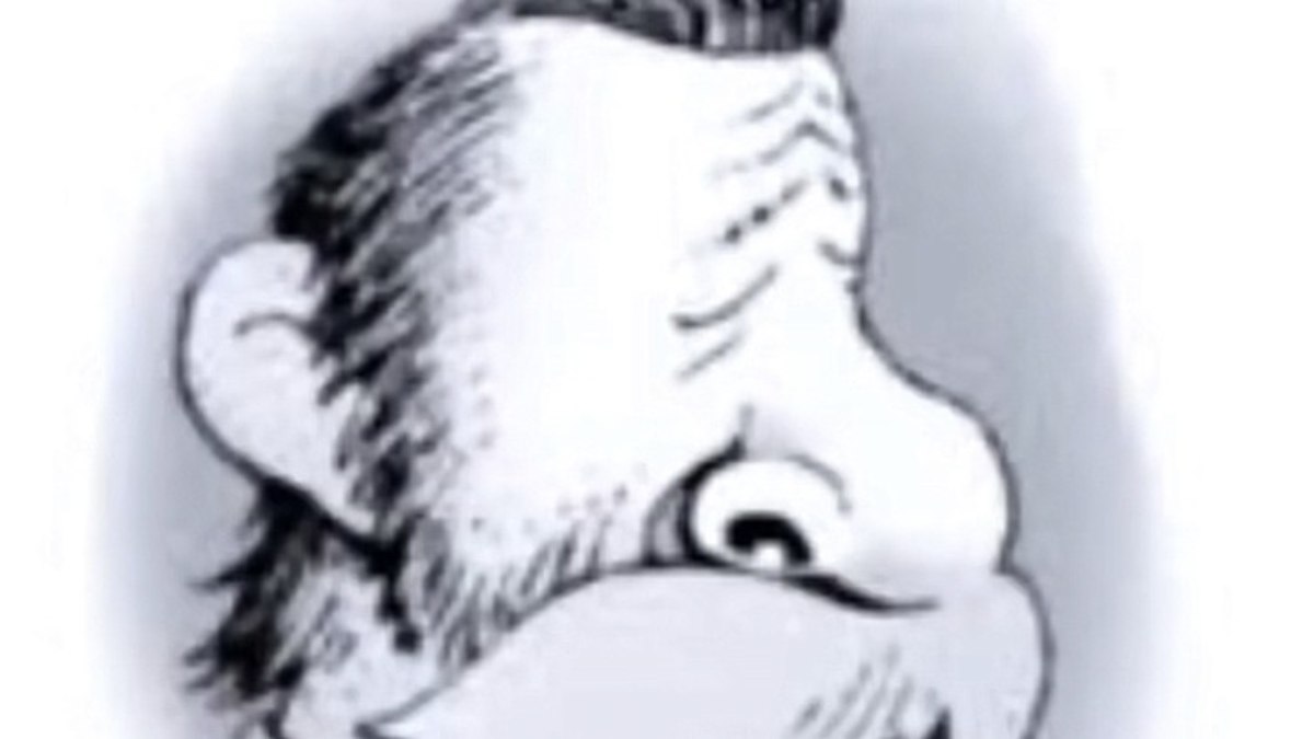 Encontre o cão no rosto do homem Encontre o cão no rosto do homem