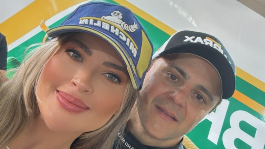 Amanda Borges ao lado do ex-piloto da Fórmula 1 Felipe Massa Amanda Borges ao lado do ex-piloto da Fórmula 1 Felipe Massa