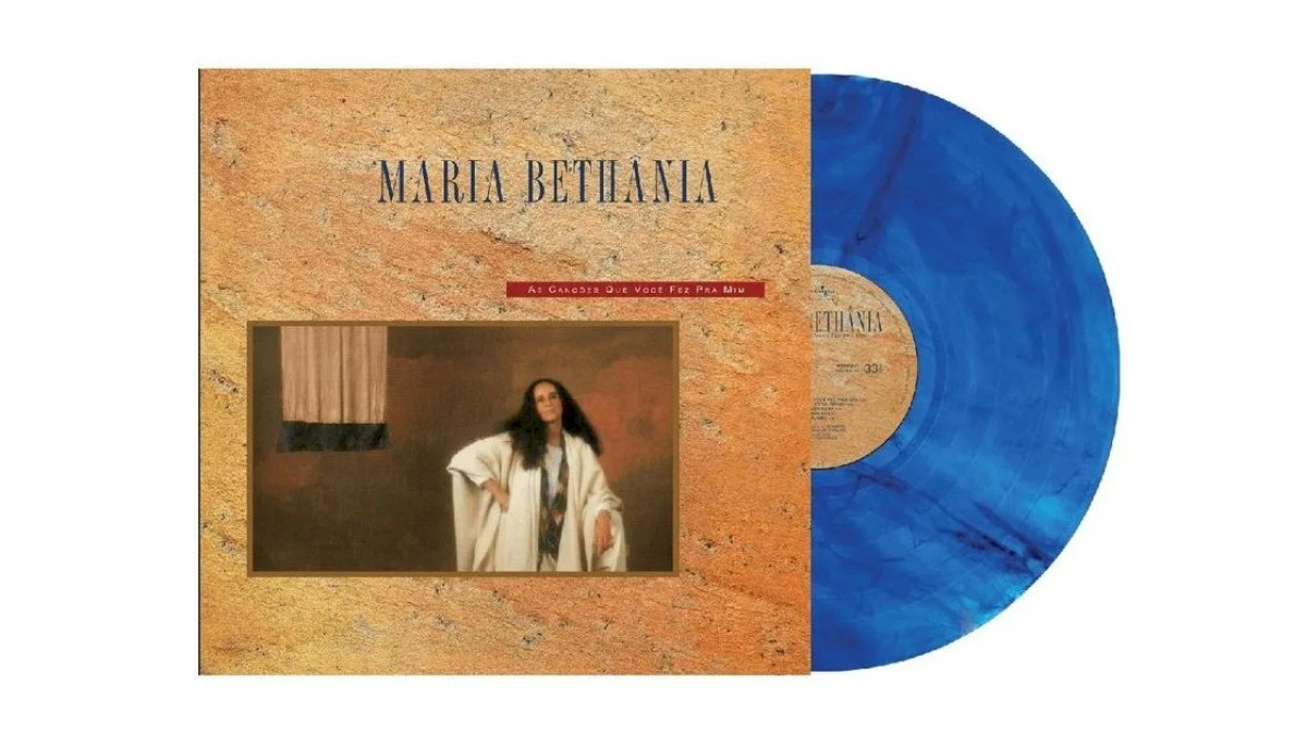 Maria Bethânia: álbum com canções de Roberto e Erasmo Carlos é relançado em vinil azul